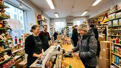 Pikku tarina: Jouluruuhka oli pahimmillaan, kun tiskille tuli pyyntö, jota en unohtanut