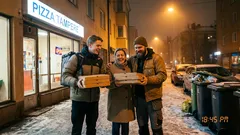 Lyhyt tarina: Jätin kasarmirytmin ja päädyin pizzeriaan — jo ekalla viikolla jokin mätti