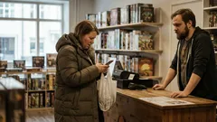 Lyhyt tarina: Tiistaina kassalle tuli asiakas, jonka seuraava lause pysäytti minut