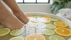 Väsymys, turvotus, haju, keltaiset kynnet: Jalkakylpy - Neljä yksinkertaista ratkaisua