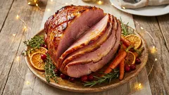 Kuinka valmistaa mehevä kinkku kuin oikea kokki.