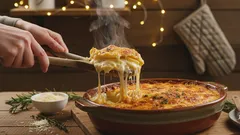 Pelastava vuokaruoka: Helppo juusto-perunapaistos ilman turhaa säätöä