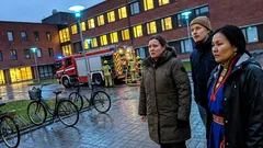 Lyhyt tarina: Lapsuuden Nokia-vitsi palasi mieleen, kun paloauto kaartoi Oulun tehtaalle